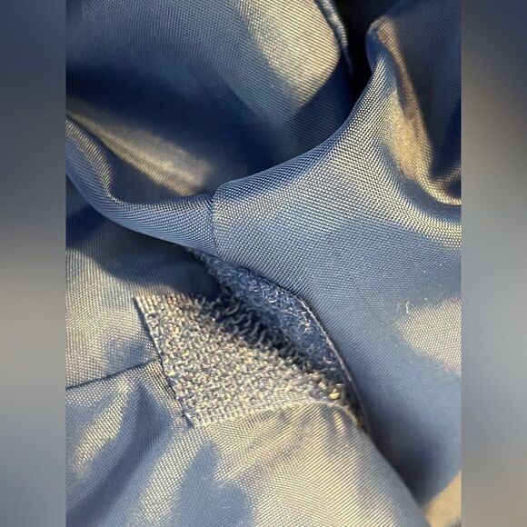 Vintage 80s Mureli Jacket 100% Silk Butterflies Moths Blue S - Picture 12 of 14